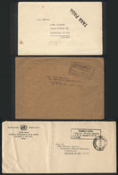 BRAZIL: Lot Of Stampless Covers With Varied Marks Of POSTAGE PAID, And A Good Number Of Postal Forms And Receipts, Inter - Cartoline Maximum