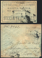 BRAZIL: Registered Cover Sent From Santa Maria (RGS) To Lapa In NO/1954, With Interesting Postal Mark! - Maximum Cards