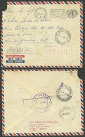 BRAZIL: Cover Posted By A Brazilian Soldier In The UNO Emergency Forces In LEBANON On 24/FE/1962, To His Family In Rio,  - Cartes-maximum
