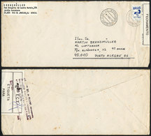 BRAZIL: Cover Sent From Rio To Porto Alegre On 4/DE/1988, With OFFICIAL SEAL LABEL At Right, VF And Rare! - Cartes-maximum