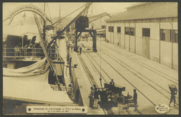 BRAZIL: BAHIA: Dock Of The Port Of Bahia, Ships, Crane, Sent To Paris On 29/MAY/1918, VF - Rio De Janeiro