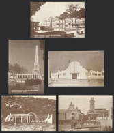 BRAZIL: Intl. Sample Fair Of Rio De Janeiro 1934, 5 Different Postcards, VF Quality (1 With Defect) - Rio De Janeiro