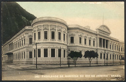 BRAZIL: RIO DE JANEIRO: School Of Medicine, Unused, Fine Quality. - Rio De Janeiro