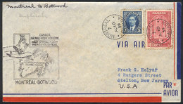 CANADA: 10/AU/1939 Montreal - Botwood: First Official Flight, With Arrival Backstamp - Autres & Non Classés