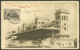 CHILE: SANTIAGO: Club Hípico Racecourse, Grandstands, Sent To Uruguay In 1923 - Cile