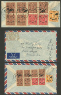 CHINA: Airmail Cover Sent To Brazil In 1948, VF Quality, Interesting! - Enveloppes