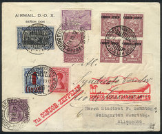 COLOMBIA: ZEPPELIN + MIXED POSTAGE: Cover Sent By Airmail From Cali To Rio De Janeiro On 29/FE/1932, And From There Forw - Colombie