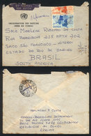 CONGO: BRAZILIAN SOLDIER Of The UNO Peace Force In Congo: Airmail Cover Sent To His Wife In Rio De Janeiro On 16/FE/1961 - Autres & Non Classés