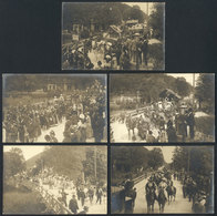 CROATIA: ABBAZIA: Popular Parade, 5 Beatiful Real Photo PCs (by Jelussich), Circa 1905, VF Quality! - Croazia
