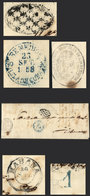 CUBA: Official Folded Cover Sent From REMEDIOS To Habana On 25/SE/1858 With Interesting Postal Marks, VF Quality! - Other & Unclassified