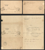 FRANCE: Entire Letter Used In Paris In AP/1882, Very Fine Quality, With A Note Of The School Of Medicine, VF Quality! - Sonstige & Ohne Zuordnung