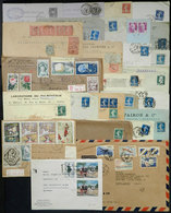 FRANCE: 26 Covers Or Postal Stationeries Used In Various Periods And Sent To Varied Destinations (many To Brazil), Fine  - Other & Unclassified