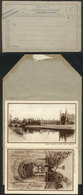 GREAT BRITAIN: CAMBRIDGE: Old Letter Card With Strip Of 6 Nice Views, Unused, VF Quality - Otros & Sin Clasificación