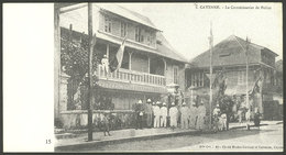 FRENCH GUIANA: CAYENNE: Police Station, Ed. Bruère-Dawson Et Carranza, VF - Other & Unclassified