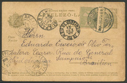 HUNGARY: Postal Card Sent From Vinkovce To Brazil On 25/OC/1906, Rare Destination, Very Interesting! - Other & Unclassified