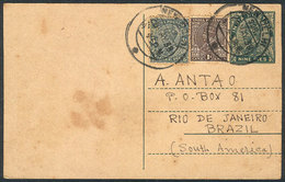 BRITISH INDIA: Postal Card Sent From New Delhi To Brazil On 25/MAY/1933, Unusual Destination! - Autres & Non Classés