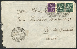 ITALY: Airmail Cover Sent From Genova To Rio De Janeiro On 22/NO/1939 Franked With 11L., Very Nice! - Autres & Non Classés