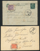 ITALY: Envelope + Lettercard (postal Stationery) Used In JUL And SE/1942, Mailed By Soldiers During The War, With Specia - Autres & Non Classés