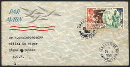 MADAGASCAR: Airmail Cover Sent From Tananarive To Sudan On 24/MAY/1950, Interesting! - Andere & Zonder Classificatie