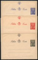 MOZAMBIQUE: Lettercards Of 1950, The Set Of 3 Values, Unused, Excellent Quality! - Mozambique