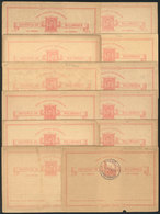 MOZAMBIQUE: 20Rs. Postal Card: 12 Unused Cards, In General Of Fine Quality (some With Defects), Some With Varieties (in  - Mozambique