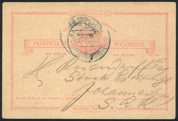 MOZAMBIQUE: 20Rs. Postal Card Sent From Lourenço Marques To Johannesburg On 9/SE/1898, Excellent! - Mozambique