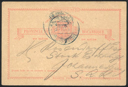 MOZAMBIQUE: 20Rs. Postal Card Sent From Lourenço Marques To Johannesburg On 9/SE/1898, Excellent! - Mozambico