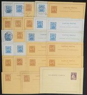 PORTUGAL: 25 Lettercards (postal Stationery), Some Used, Including Varieties, VF General Quality! - Postwaardestukken