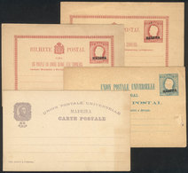 PORTUGAL - MADEIRA: 4 Old Postal Stationeries, All Different, VF General Quality! Including 2 Cards Of 25 Rs., One With  - Madeira