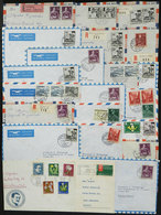 SWITZERLAND: 22 Covers Sent (mostly) To Brazil Between 1954 And 1960, Interesting, Fine General Quality. - ...-1845 Préphilatélie