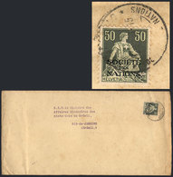 SWITZERLAND: Cover Franked With 50c. Green (Sc.2O22), Sent To The Ministry Of Foreign Affairs Of Brazil, Rare And Very H - Altri & Non Classificati