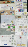 WORLDWIDE: RED CROSS: 15 Covers With Corner Cards Of Different Offices Of The Red Cross Around The World Sent To That In - Autres - Amérique