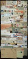 WORLDWIDE: Lot Of 74 Items, Mostly Covers (some Are Fronts Of Covers), Including Some Postcards, Postal Stationeries, An - Autres - Europe