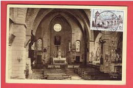 SAINT GERMAIN LEMBRON 1956 EGLISE CARTE EN TRES BON ETAT - Saint Germain Lembron