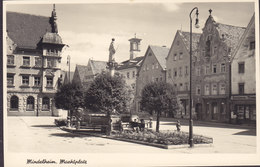 Germany PPC Mindelheim, Marktplatz Verlag Leo Rittig, Mindelheim/Schwaben Echte Real Photo Véritable (2 Scans) - Mindelheim