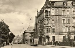 NORDHAUSEN Am Harz, Karl-Marx-Strasse, Strassenbahn (1950s) AK - Nordhausen