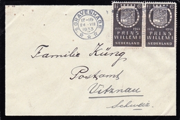 Lettre Den Haag 's-Gravenhage Nederland La Haye Prins Willem  Pays Bas Vitznau Suisse Schweiz - Postal History