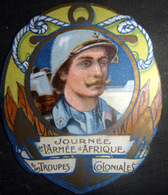 JOURNEE DE L'ARMEE D'AFRIQUE ET TROUPES COLONIALES AUTRE   VIGNETTE COMMEMORATIVE  DIAMETRE 6 CM - 1914-18