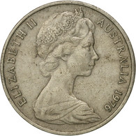 Monnaie, Australie, Elizabeth II, 20 Cents, 1976, Melbourne, TB, Copper-nickel - 1855-1910 Moneta Di Commercio