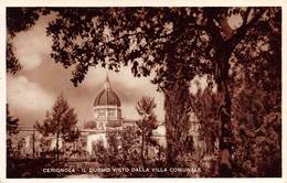 Delcampe - 08748 "(FG) CERIGNOLA - IL DUOMO VISTO DALLA VILLA COMUNALE" IMPRESSIONE DAL VERO.  CART NON SPED - Foggia