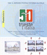 REPUBBLICA !!! 2004 ITALIA LIBRETTO RESTITUZIONE DI TRIESTE MNH** !!! L24 - Booklets