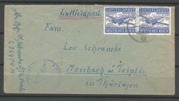 1943 Germany Postally Travelled (Feldpost) Cover - Feldpost World War II