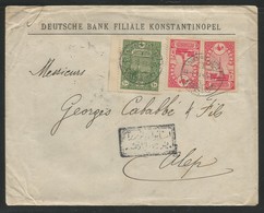 1918 Turkey Postally Travelled Censored Mail Cover - Lettres & Documents