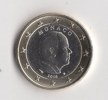 ** RARE 1 EURO MONACO 2016 PRESQUE NEUVE  ** - Mónaco