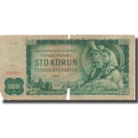 Billet, Tchécoslovaquie, 100 Korun, 1961, 1961, KM:91c, B - República Checa