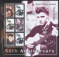 Sheet III, Grenada Sc3461 Music, Singer Elvis Presley, First Record 50th Anniversary, Musique, Chanteur - Singers