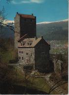 Burg Ehrenfels Bei Sils - Blick Gegen Thusis, Den Heinzenberg Und Piz Beverin - Bever