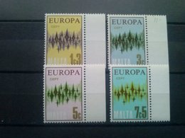 MALTA   1972   EUROPA  CEPT   Set 4  Stamps  MNH** - 1972