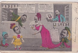 POLITIQUE. Alphonse XIII  " L'embarras Du Choix. Entre Les 3 Son Coeur Balance: John Bull, Deutsch Hyménée, Marianne" - Satiriques