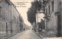 51-CHALONS-SUR-MARNE- RUE PASTEUR , QUARTIER GENERALE ET BANQUE DE FRANCE - Châlons-sur-Marne